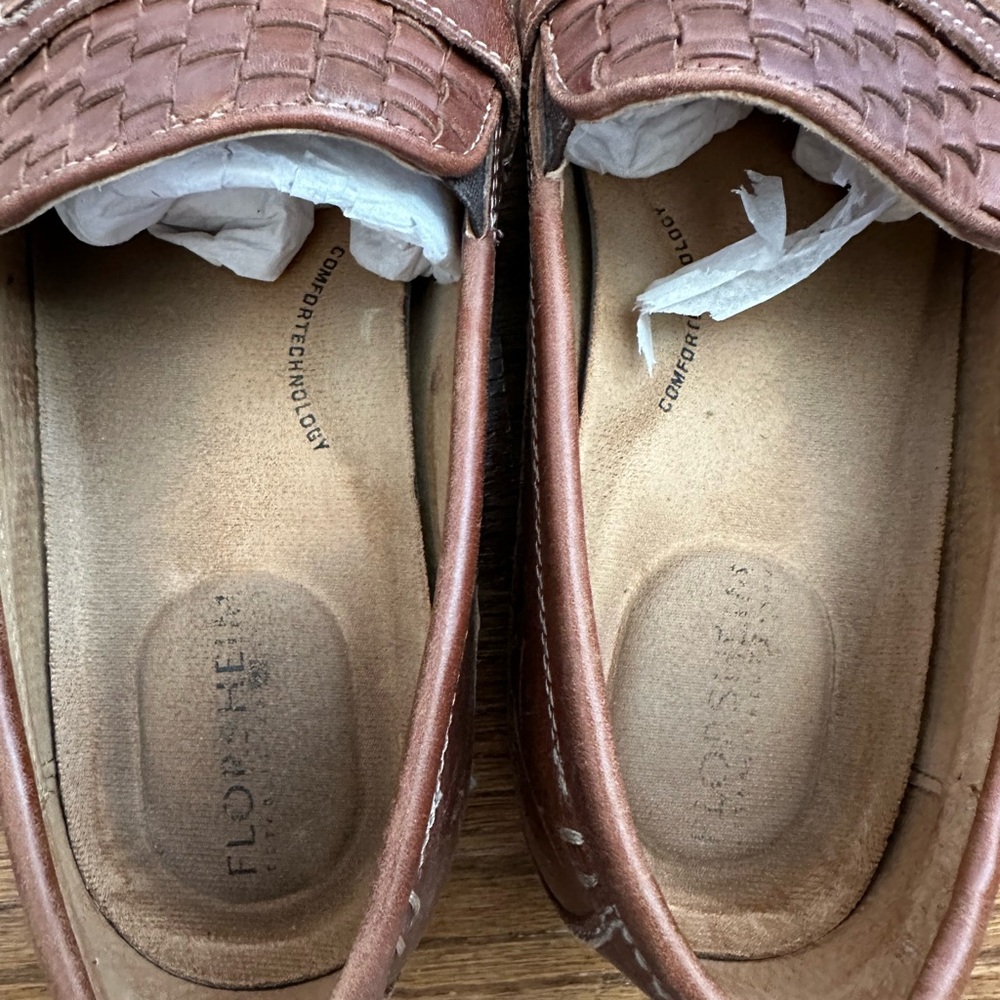 Florsheim Men’s Edenton Chestnut 9.5 Loafers - Picture 6 of 15